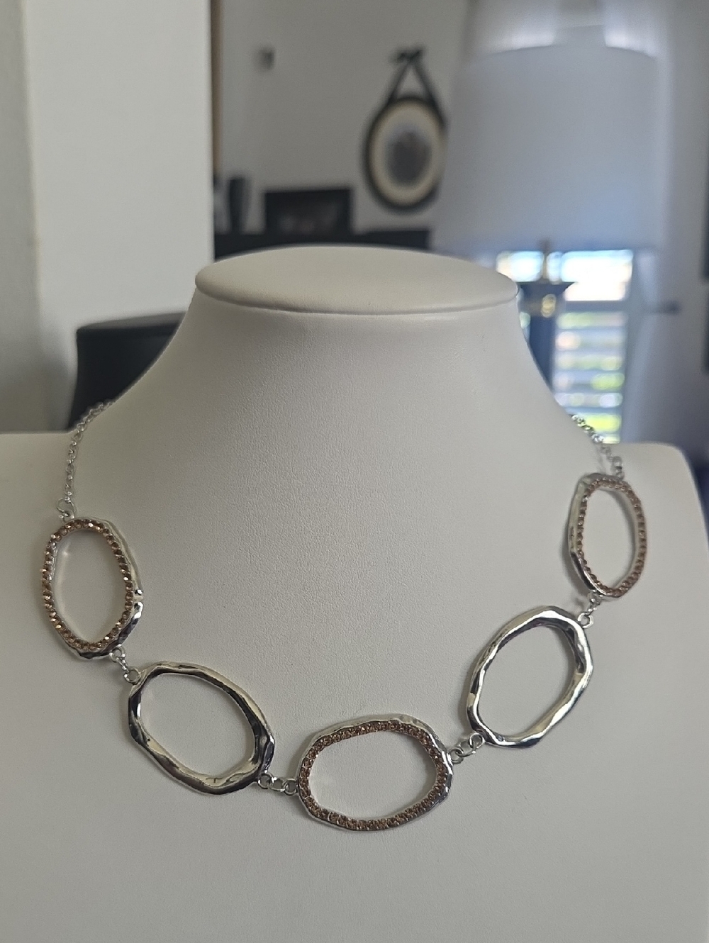 Paparazzi Glittery GoGetter Brown Necklace NWT